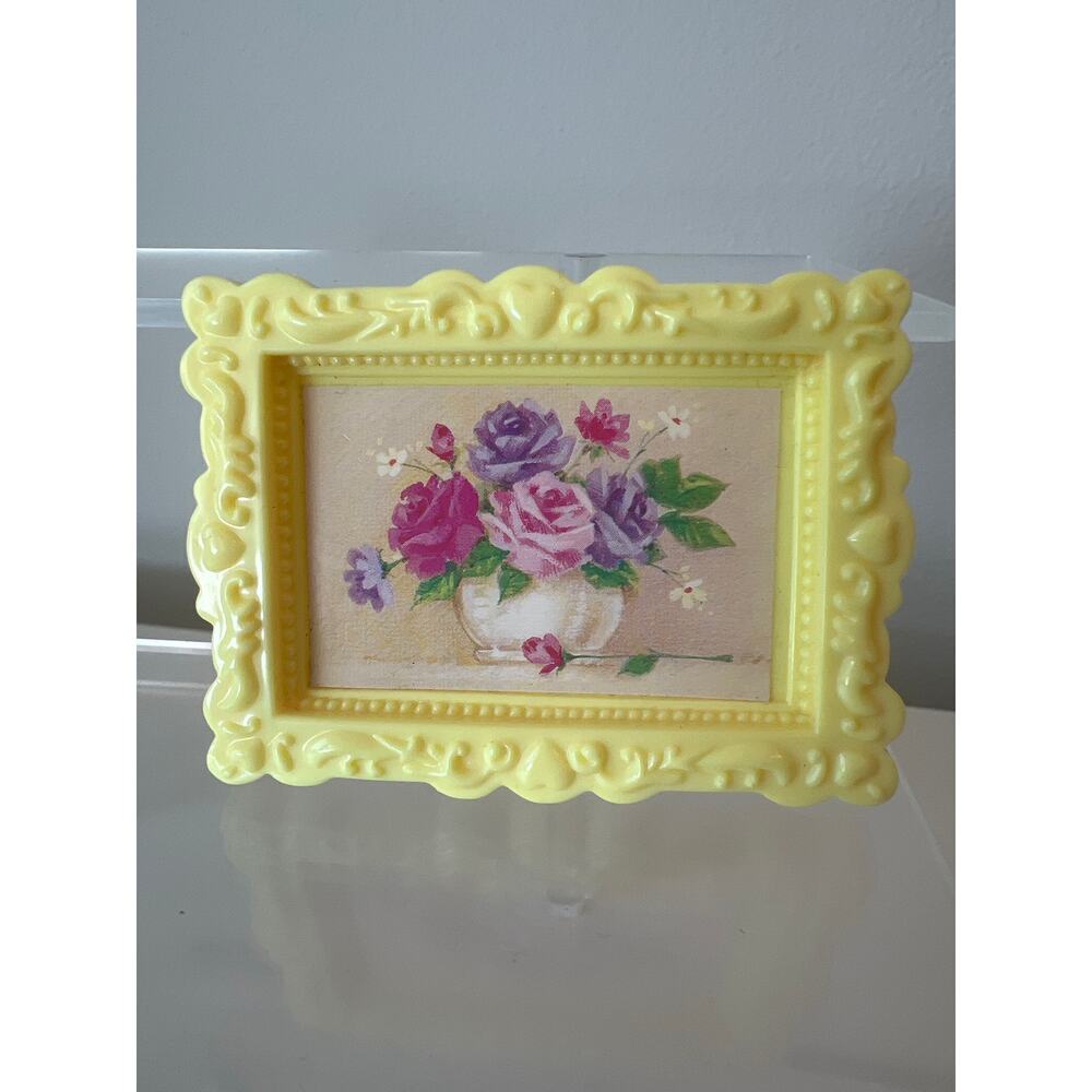 Framed Picture for above Playskool Crackle N Glow Fireplace painting only